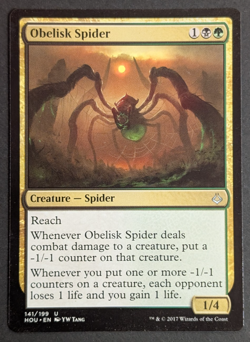 MTG Card - 1x Obelisk Spider - Hour of Devastation - NM - Magic The Gathering - Image 1