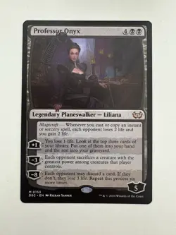 Professor Onyx MTG Magic the Gathering Card NM Near Mint DSC - Image 1