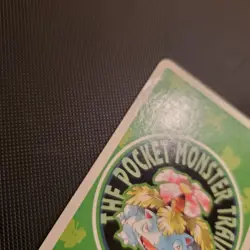 Bulbasaur Ace of Diamonds Poker Card - Green Deck 1996 #001 - Image 5