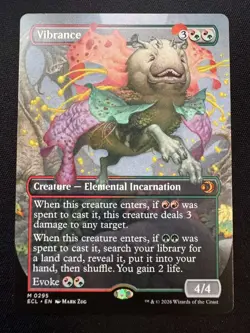 Vibrance (Borderless) - MTG #0295 - Lorwyn Eclipsed - NM/M - Image 1