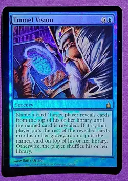 MTG Tunnel Vision Ravnica: City of Guilds Foil NM - Image 1