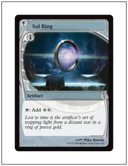 1x Sol Ring, Future Sight Frame, Mystery Booster 2 Magic MTG NM - Image 1