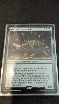 Fecund Greenshell, Bloomburrow, Pack Fresh - Image 1