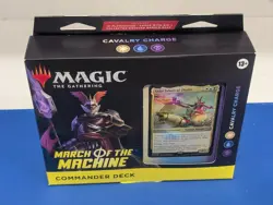MTG March of The Machine Commander Deck Calvary Charge Plus CM set booster pack - Image 4