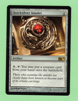 MTG - QUICKSILVER AMULET 214/249 2014 - Image 1