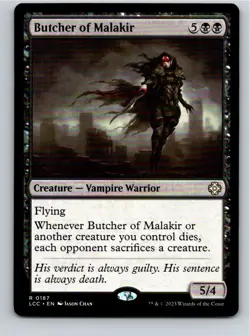 Magic the Gathering Butcher of Malakir The Lost Caverns of Ixalan Commander MTG - Image 1