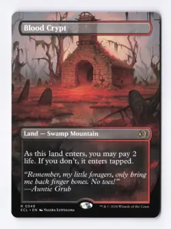 Blood Crypt (Borderless) 0349 (R) MTG Lorwyn Eclipsed (ECL) - Image 1