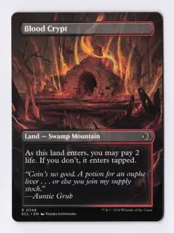 Blood Crypt (Borderless) 0349 (R) MTG Lorwyn Eclipsed (ECL) - Image 2