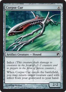 Corpse Cur - Foil - Scars of Mirrodin #147/249 MTG Magic The Gathering - Image 1