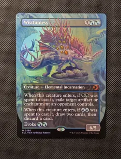 Wistfulness Mythic Borderless Foil Lorwyn NM MTG Magic - Image 1