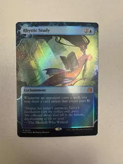 Rhystic Study - NM/LP - Wilds of Eldraine Enchanting Tales - MtG - Image 1