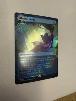 Rhystic Study - NM/LP - Wilds of Eldraine Enchanting Tales - MtG - Image 2
