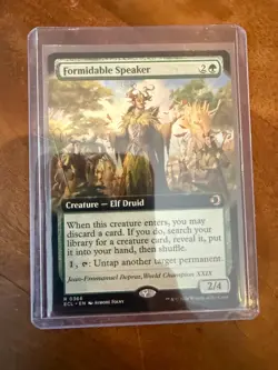 Formidable Speaker (Extended Art) Lorwyn Eclipsed Regular - Image 1