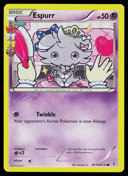 Pokemon Card - Espurr Generations Radiant Collection RC14/RC32 Common - Image 1