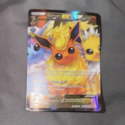 Pokemon Flareon EX Full Art Holo Ultra Rare Generations RC28/RC32 170 HP - Image 3