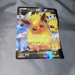 Pokemon Flareon EX Full Art Holo Ultra Rare Generations RC28/RC32 170 HP - Image 4