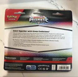 Pokemon TCG Prismatic Evolutions Tech Sticker Collection Blister Glaceon - Image 2