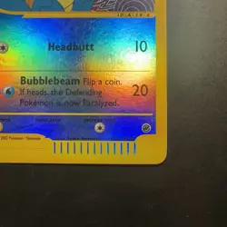 Pokemon Vintage Reverse Holo Squirtle 132/165 Expedition E-Reader Wotc 2002 - Image 4