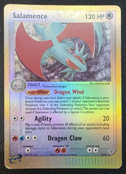 Salamence 10/97 Reverse Holo Pokemon EX Dragon LP- - Image 1