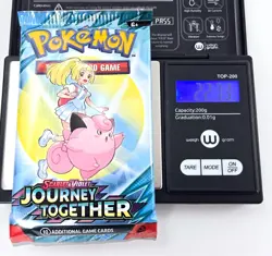 Pokemon TCG JOURNEY TOGETHER BOOSTER PACK LOT OF 3 Factory Sealed Heavy Weighed - Image 4