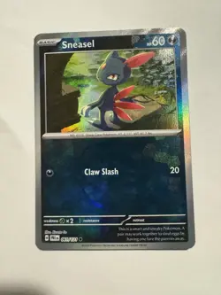 Pokemon TCG Sneasel (Master Ball Pattern) - SV: Prismatic Evolutions (PRE) - Image 1
