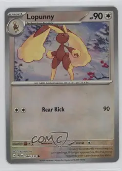 Lopunny Master Ball Foil Pokemon Prismatic Evolutions PRE #084 - Image 1