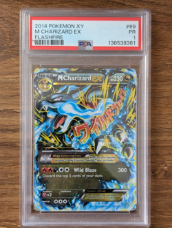 2014 Pokemon XY Flashfire PSA 1 M Charizard EX Mega Holo #69 FRESH CASE SLAB - Image 1