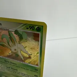 Pokemon TCG Leafeon 7/100 Majestic Dawn Holo Rare W/ Swirl MP - Image 3