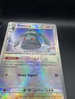 Bronzong (Master Ball Pattern) Holo #067/131 SV: Prismatic Evolutions Pokemon NM - Image 2