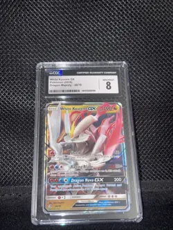 White Kyurem GX White Pokemon 2018 Dragon Majesty 48/70 - Image 1