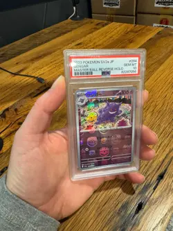 PSA 10 Gem Mint Pokemon Gengar 151 sv2a Japanese Master Ball Reverse Holo #094 - Image 1