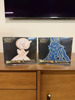 Mega Evolution Pokemon Center Elite Trainer Box Gardevoir and Lucario SEALED - Image 1