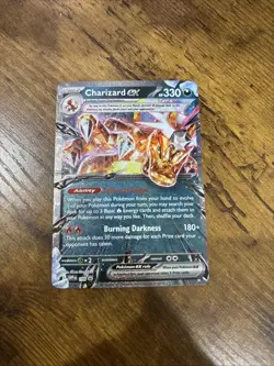 Pokemon TCG Charizard EX 196 Scarlet And Violet Black Star Promo NM - Image 1