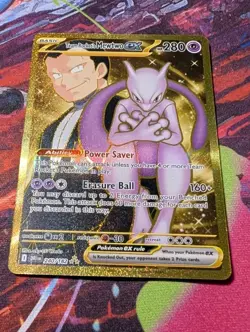 Team Rocket's Mewtwo ex - 240/182 - Pokemon Destined Rivals Hyper Rare NM - Image 1