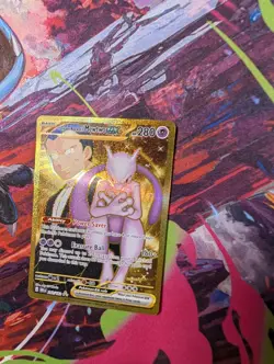 Team Rocket's Mewtwo ex - 240/182 - Pokemon Destined Rivals Hyper Rare NM - Image 2