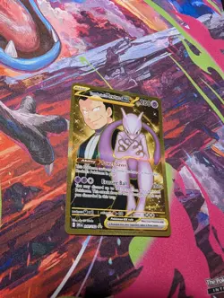 Team Rocket's Mewtwo ex - 240/182 - Pokemon Destined Rivals Hyper Rare NM - Image 4