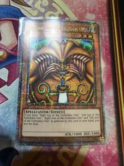 Exodia The Forbidden One TN23-EN002 Limited Quarter Century Secret Rare LP - Image 1