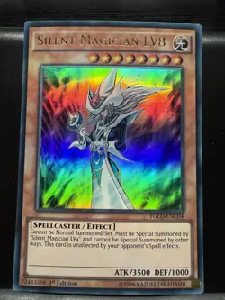 Yugioh - Silent Magician LV8 (Ultra Rare) (Unlimited) - YGLD-ENC04 P - Image 1