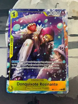 One Piece Donquixote Rosinante OP12-108 The Azure Sea's Seven Treasure Rare TR - Image 1