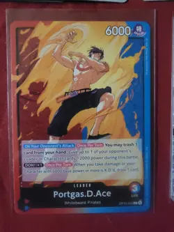 One Piece TCG Custom Portgas D. Ace Deck Ready to Play with DON! Whitebeard - Image 1