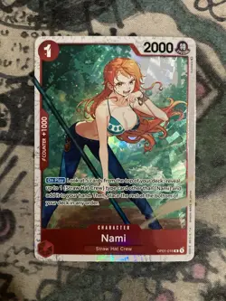 Nami OP01-016 R Ultra Deck Three Captains Rare Alt Art AA One Piece TCG English - Image 1