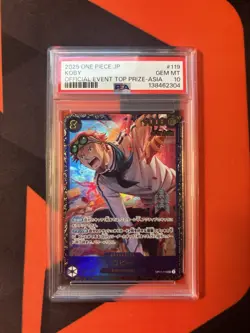 PSA 10 Koby Flagship Top Prize OP11-119 Japanese One Piece (for Asia) - Image 1
