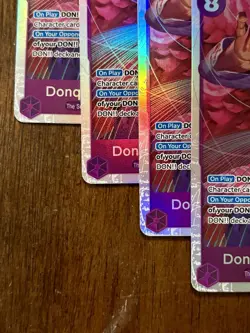 4x Donquixote Doflamingo OP10-071 SR (Full Playset) One Piece TCG English NM - Image 4