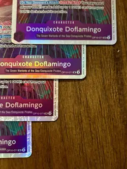 4x Donquixote Doflamingo OP10-071 SR (Full Playset) One Piece TCG English NM - Image 5