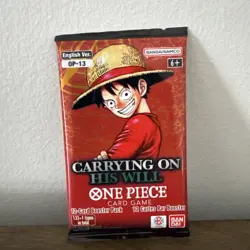One Piece OP-13 Carrying On His Will Booster Pack ENGLISH New Loose Packs! - Image 1