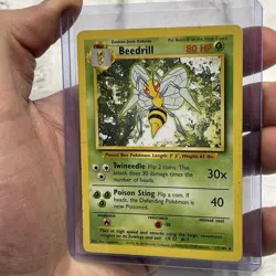 Pokemon Regular Beedrill - 17/102 - Rare - Unlimited MP Moderately Played Card - Image 2