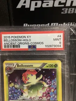 PSA 9 Bellossom 4/98 Pokemon XY Ancient Origins Cosmos Promo Holo Card Pop 17 - Image 2