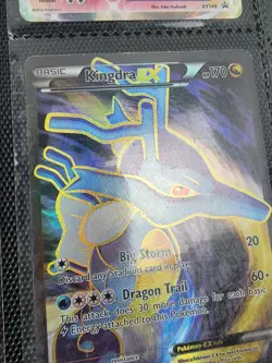 Kingdra EX 122/124 - XY Fates Collide - Full Art Pokemon Card - NM Condition - Image 1