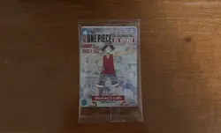 One Piece Monkey D. Luffy US Voyage College Basketball Card Rutgers 1/23 Sealed - Image 1