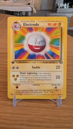 Pokemon ELECTRODE Card JUNGLE Set 18/64 RARE 1st Edition LP - Image 1